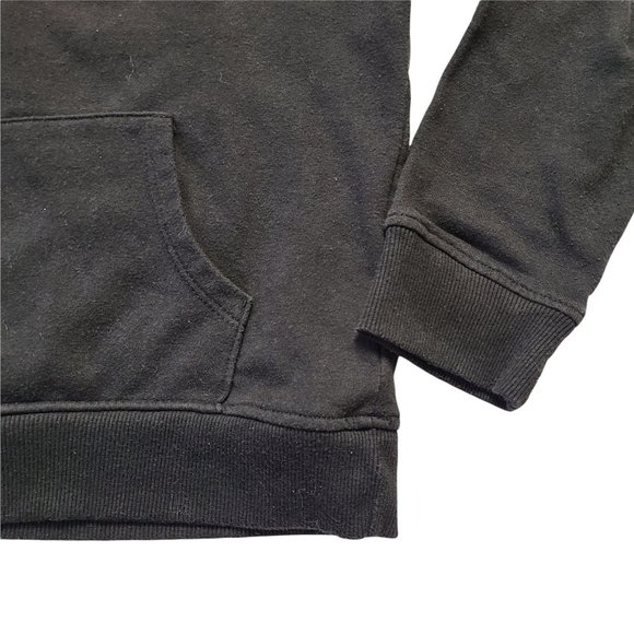 Puma Girls Activewear Hoodie Sweatshirt Black Pink Youth Size L (12-14Y) - Picture 4 of 5